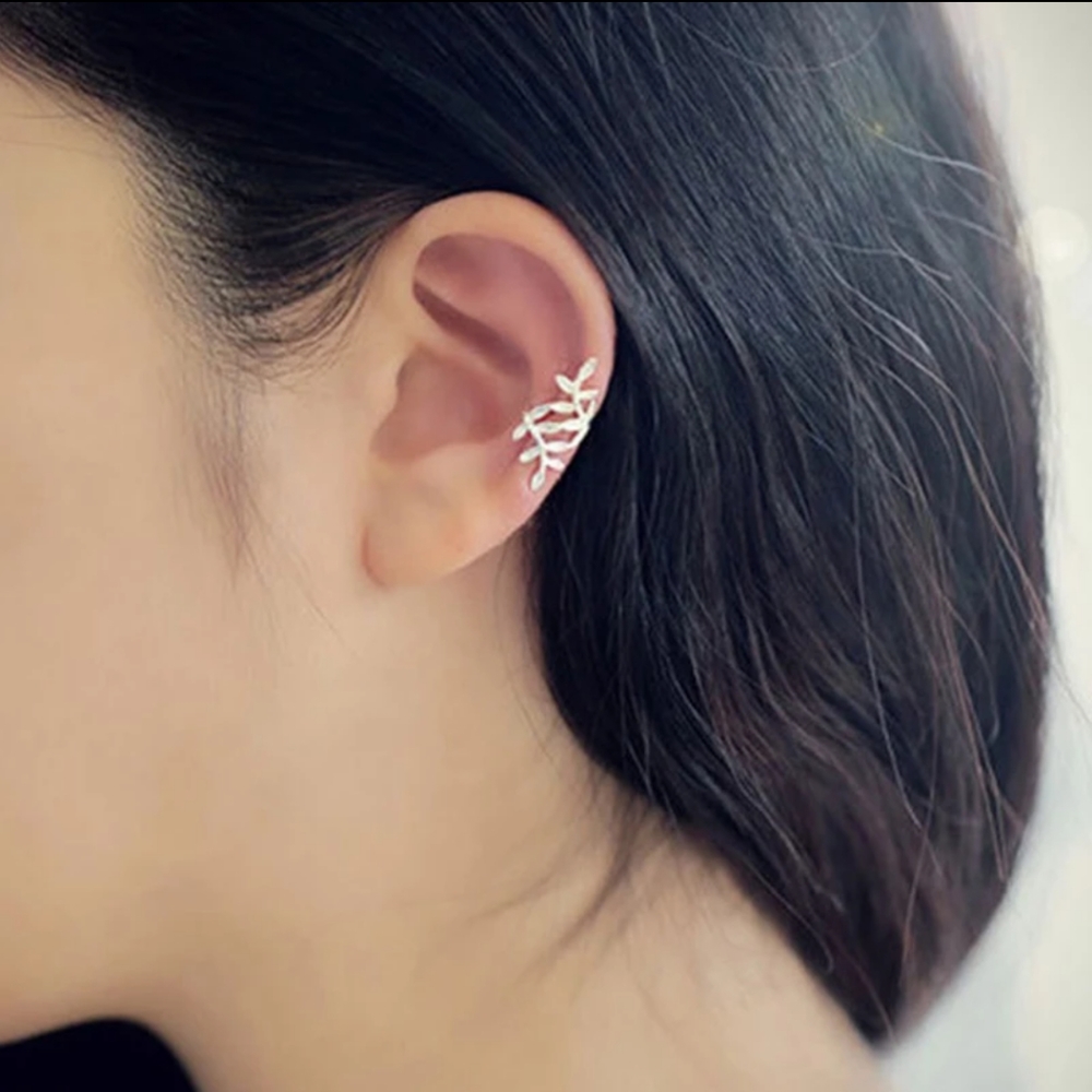Silver Ear Cuff Earrings